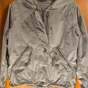 American Eagle Outfitters Women's Utility Jacket in Gray